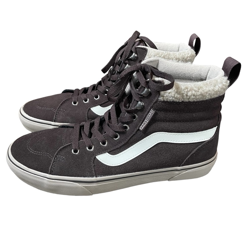 Vans Filmore High top suede sherpa chocolate size 10